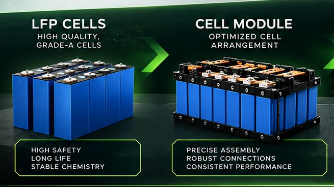 Battery requirement and LFP cell selection for Cellvion Energy solutions